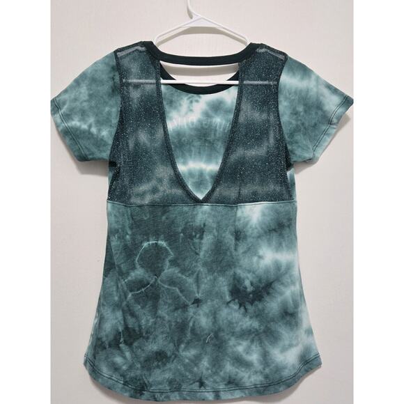 American Fighter By Affliction~Sz M~Stinger Women Green Tee~Gold Foil~Never Worn - Picture 7 of 11